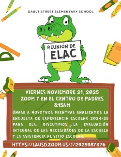ELAC flyer - Spanish
